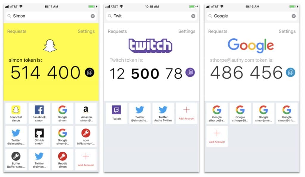Die App Authy als Alternative zum Google Authenticator