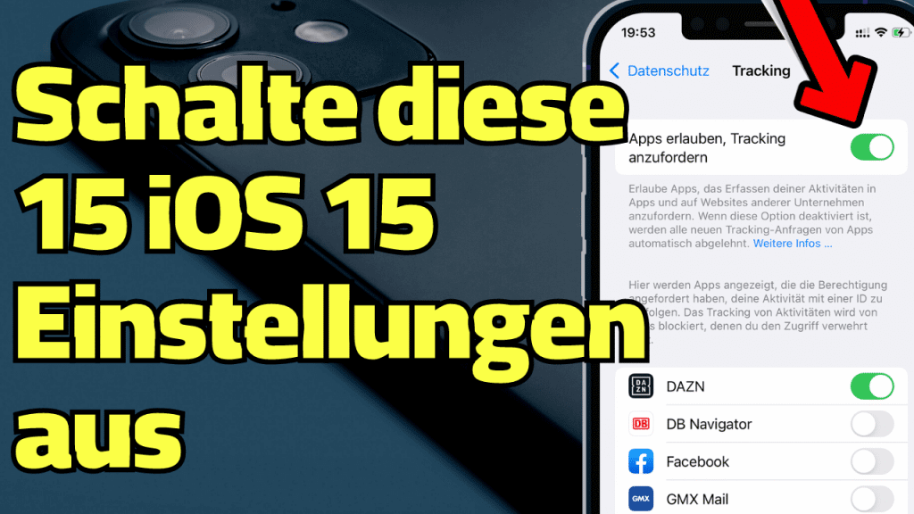 iOS 15 Einstellungen die du SOFORT abschalten solltest