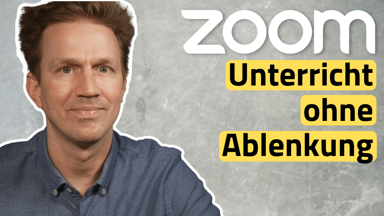Zoom Aufmerksamkeitsmodus Online-Unterricht ohne Ablenkung