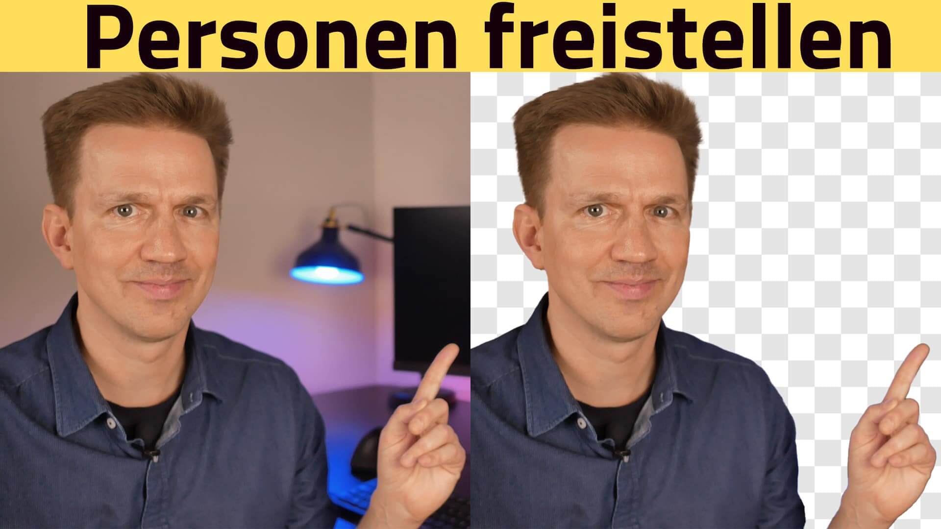 Personen freistellen & Hintergrund entfernen