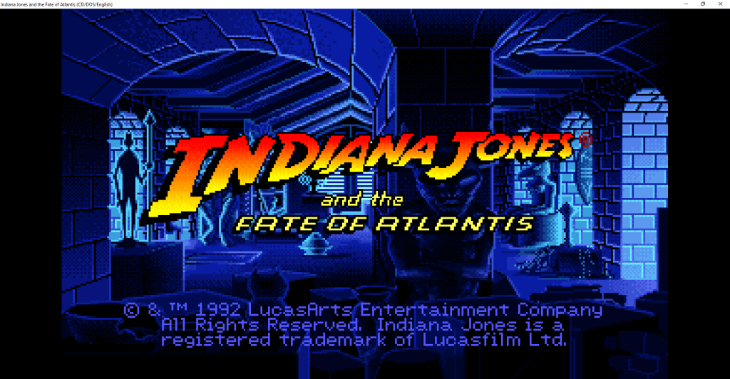 Das Spiel Indiana Jones and the Fate of Atlantis als Beispiel