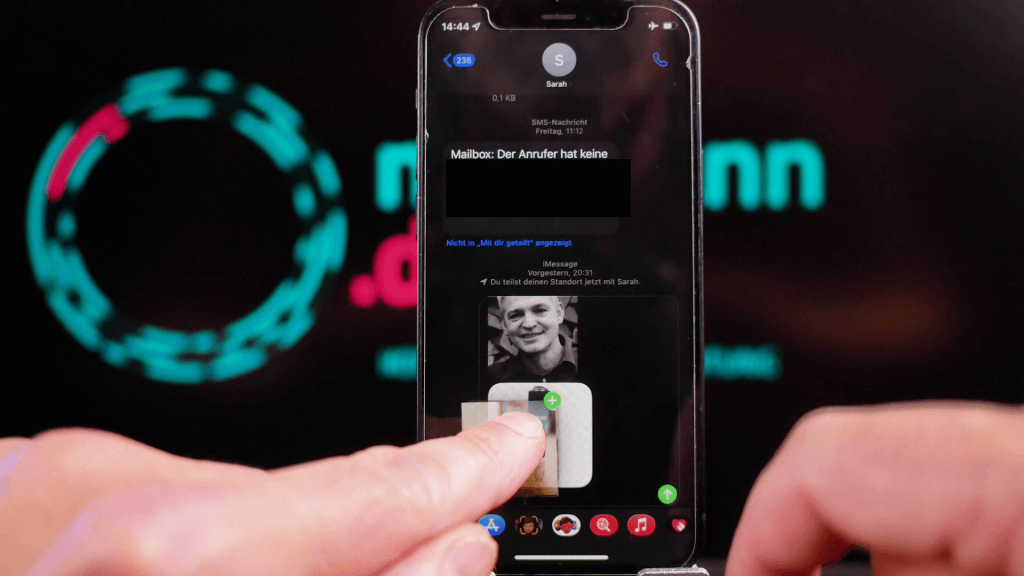 iPhone Trick 2: Mehrere Bilder auswählen und versenden., Bild 2