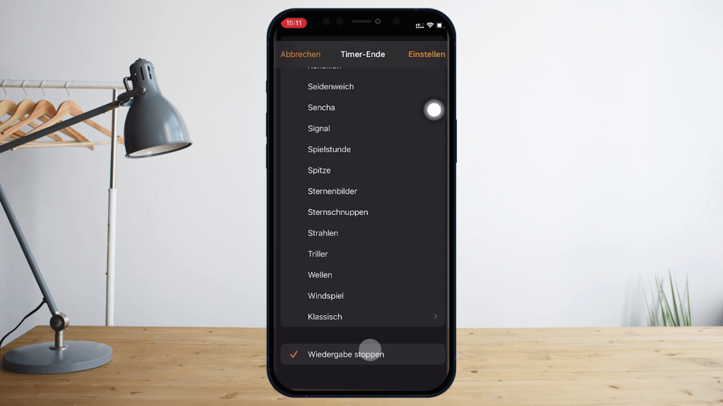 iPhone Trick 5: Timer für Podcasts und Musik programmieren