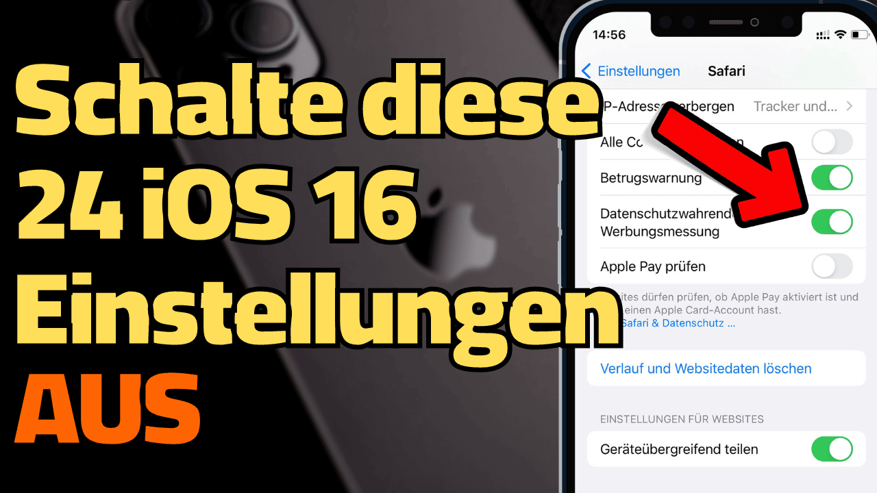 24 iOS 16 Einstellungen, die du SOFORT ausschalten solltest