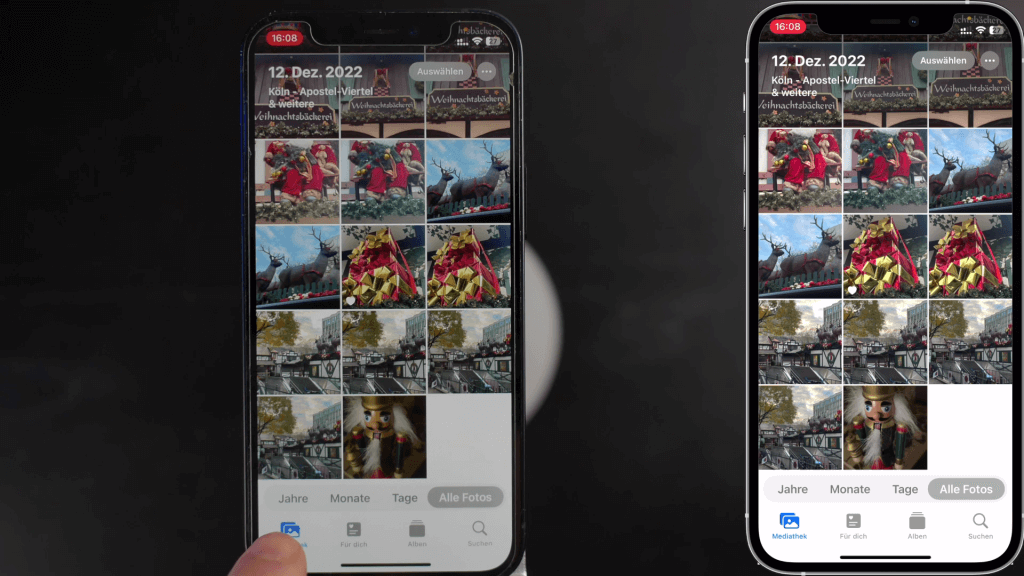 Basisfunktionen von Apple Fotos für iPhone