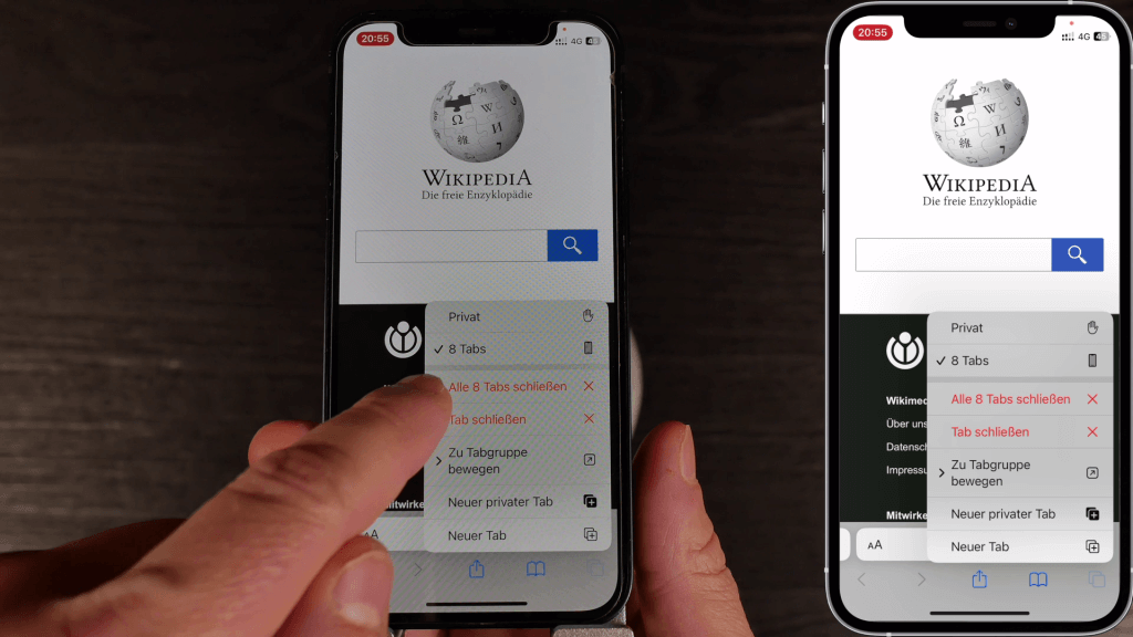Alle Browser-Tabs dauerhaft geöffnet lassen