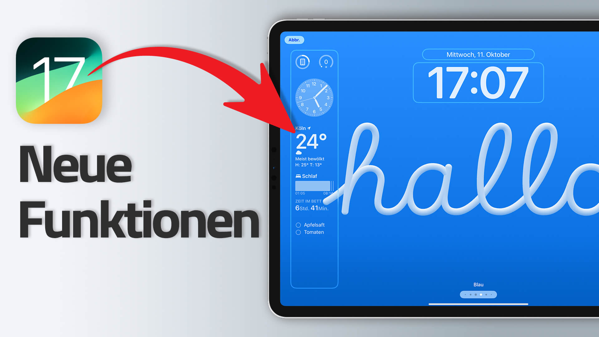 Titelbild: Die neuen Funktionen von iPadOS 17