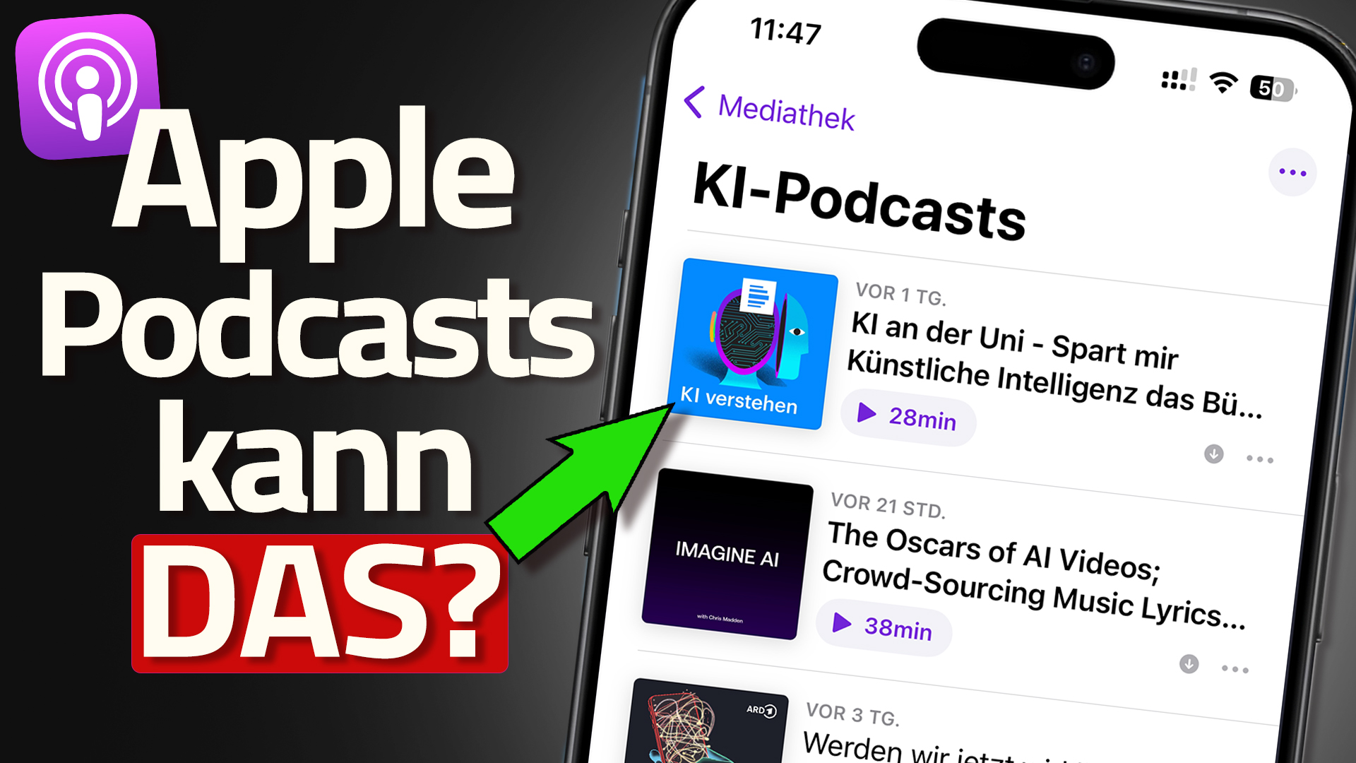 Titelbild: Die Apple Podcasts App erklärt