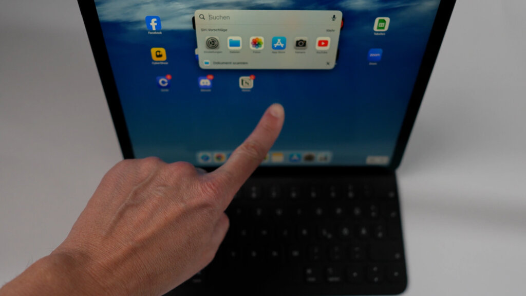 Rechnen über die Spotlight-Suche auf dem iPad