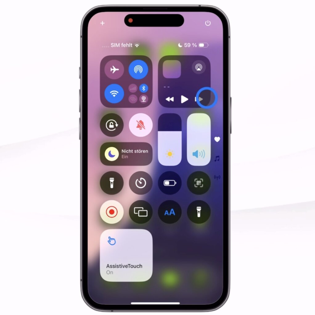 Das neue Kontrollzentrum in iOS 18