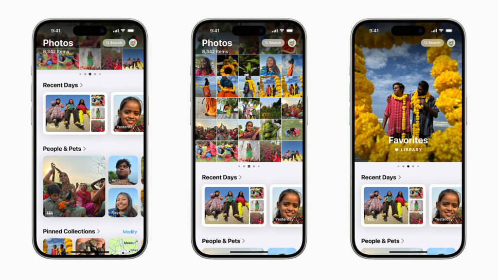Titelbild zur neu gestalteten Fotos-App in iOS 18
