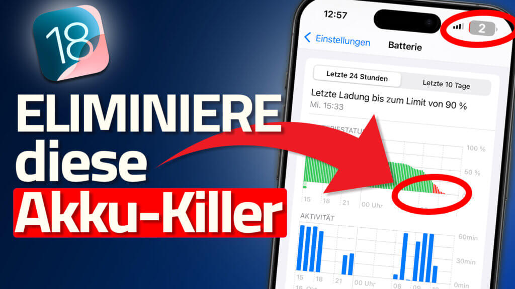 Titelbild: Akku sparen unter iOS 18