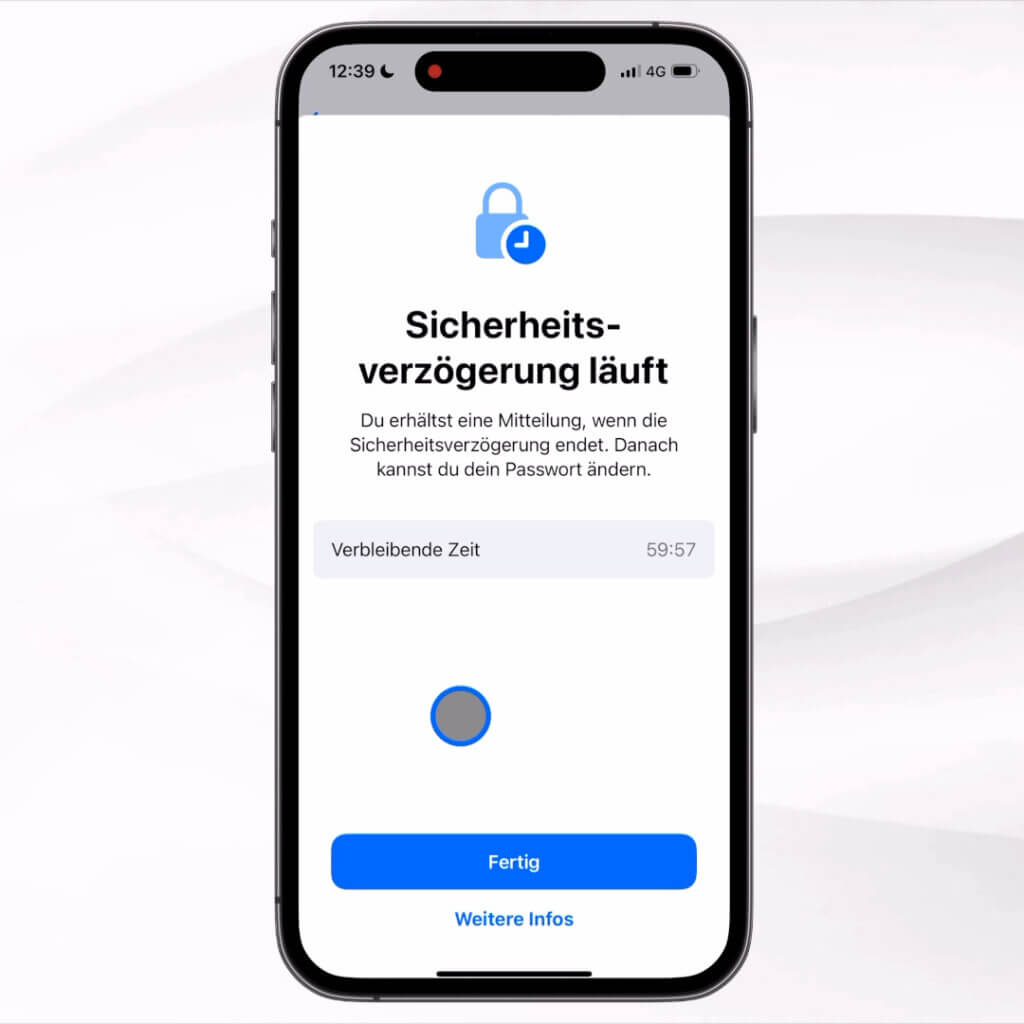 Schutz für gestohlene Geräte aktivieren, Bild 2