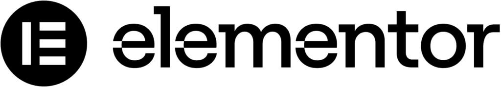 Das Elementor-Logo in Schwarz